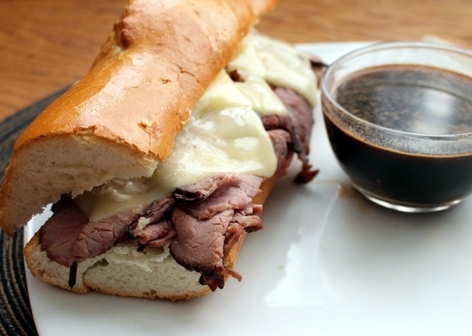 The french dip, in my opinion, is the crowning jewel of sandwiches. The savory roast beef, the mild cheese,  with the perfect bakery fresh bun conquers the tastebuds. 